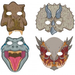 Jurassic World Paper Masks (Pack of 8)