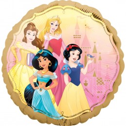 Disney Princess Round Foil Balloon | Disney Princess Party Supplies