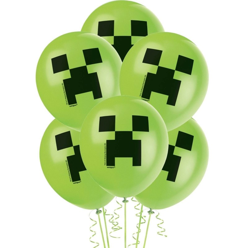 Minecraft Latex Balloons (Pack of 8) | Minecraft Party Supplies Minecraft Latex Balloons (Pack of 8) | Minecraft Party Supplies
