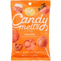 Wilton Candy Melts - Orange 340G | Candy Melts Party Supplies