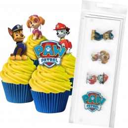 Paw Patrol Wafer Cupcake Toppers (Pack of 16)