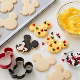 Wilton Mickey Mouse Cookie Cutters (Pack of 2) | Mickey Mouse Party Supplies