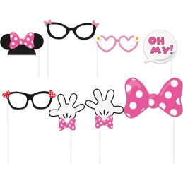Minnie Mouse Photo Booth Props (Pack of 8)
