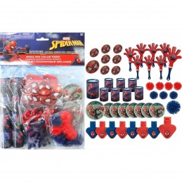 Spiderman Favour Pack (48 Piece) | Spiderman Party Supplies