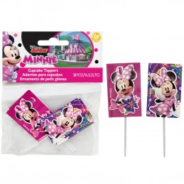 Minnie Mouse Cupcake Picks (Pack of 24)