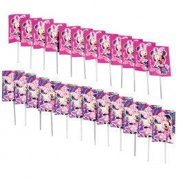 Minnie Mouse Cupcake Picks (Pack of 24)