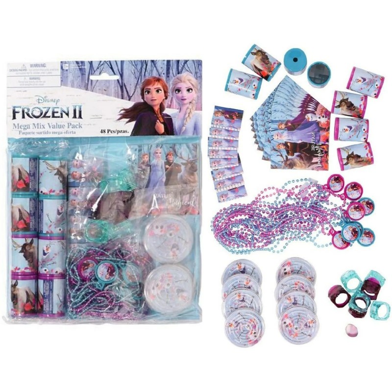 Amazon.com: Disney Frozen 2 Party Favor Goodie Small Gift Bags 12 : Toys &  Games