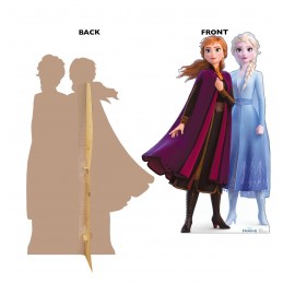 Lifesize Disney Frozen Anna & Elsa Cardboard Cutout