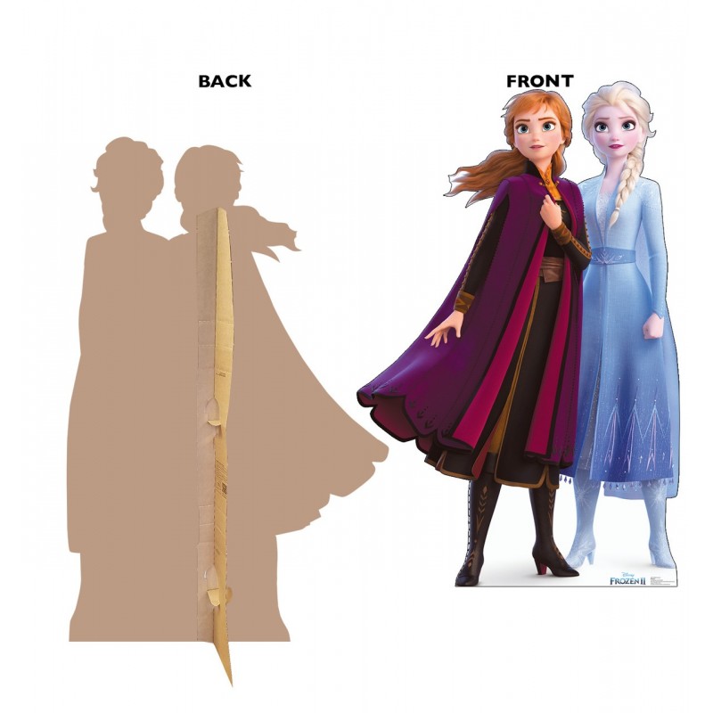 Lifesize Disney Frozen Anna And Elsa Cardboard Cutout Disney Frozen Party Supplies Who Wants 2 