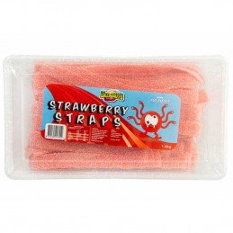 Strawberry Sour Straps (1.2kg)