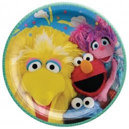 Sesame Street Large Paper Plates (Pack of 8)