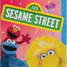 Sesame Street Small Napkins (Pack of 16)