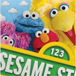 Sesame Street Large Napkins (Pack of 16)