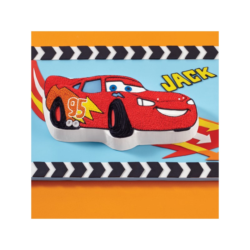 Wilton Lightning McQueen Cars Cake Tin | Disney Cars Party Supplies ...