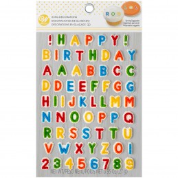 Wilton Letters & Numbers Icing Decorations (68 Piece)