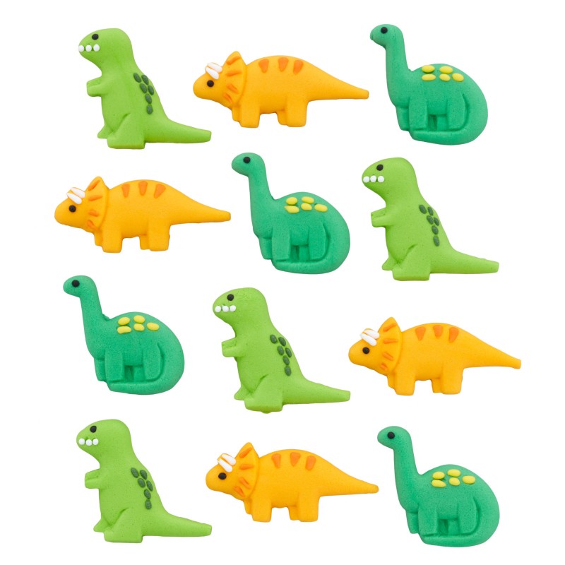 Wilton Dinosaur Icing Decorations (Set of 12)