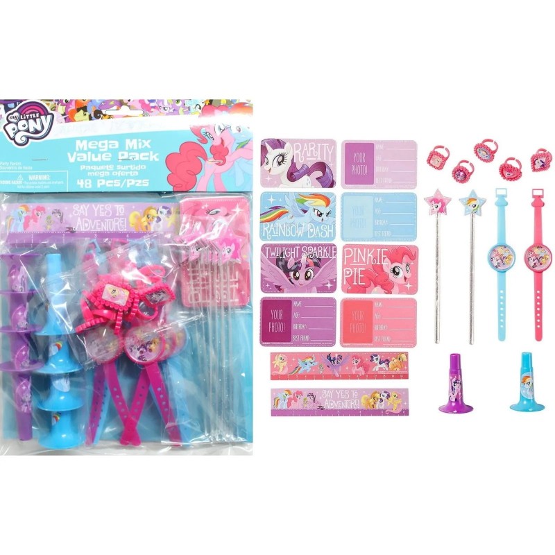 My Little Pony Party Favours Pack (48 Pieces)