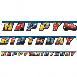 Disney Cars 3 Birthday Banner