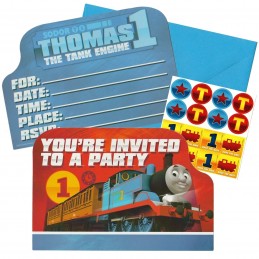 Thomas the Tank Engine Party Invitations (Pack of 8)