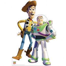Lifesize Toy Story Buzz Lightyear & Woody Cardboard Cutout