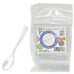 Plastic Mini Spoons (Pack of 24)