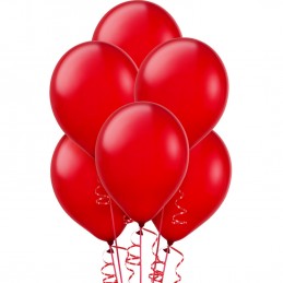 Red Pearl Balloons (Pack of 20) | Coloured Latex Balloons Party Supplies