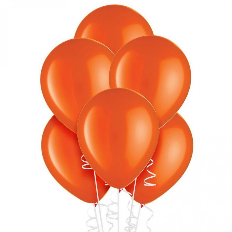 30cm Orange Pearl Balloons (Pack of 20)