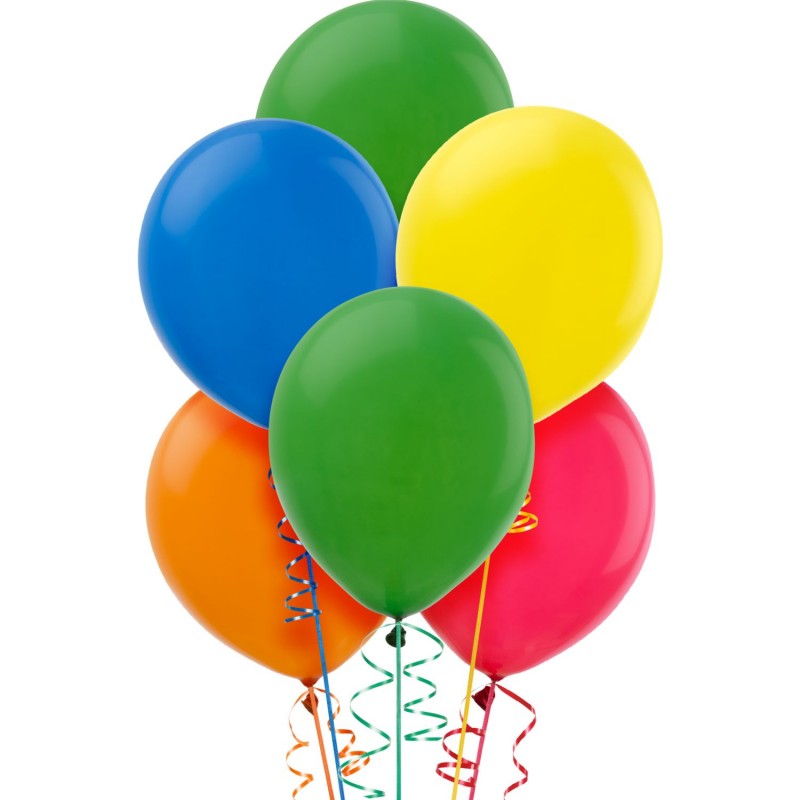 30cm Assorted Colour Balloons (Pack of 20)
