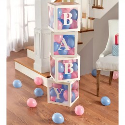Pop Up Baby Balloon Boxes (30cm)