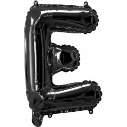Black Letter E Balloon 35cm