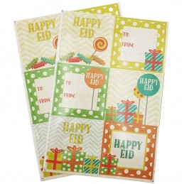 Happy Eid Stickers (Set of 12)