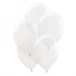 12cm Mini Clear Balloons (Pack of 50)