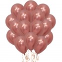 12cm Mini Reflex Rose Gold Balloons (Pack of 50)