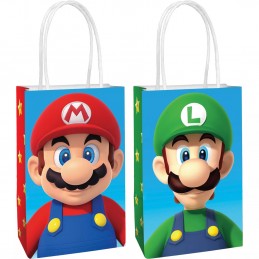 Super Mario Paper Bags (Pack of 8)