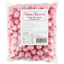Pink Shimmer Gumballs (1kg)