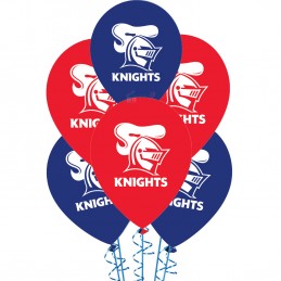 NRL Newcastle Knights Balloons (Pack of 5)