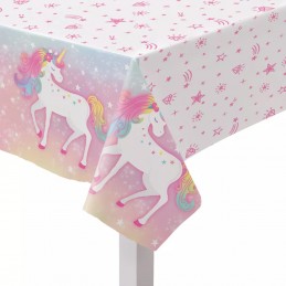 Enchanted Unicorn Plastic Tablecover