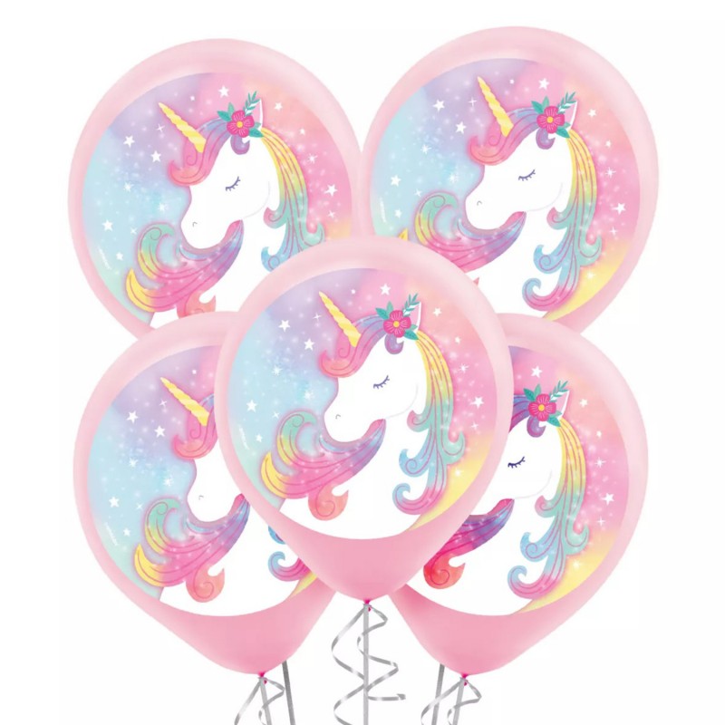 Enchanted Unicorn Balloons (Pack of 5)