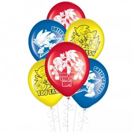 Sonic the Hedgehog Balloons (Pack of 6)