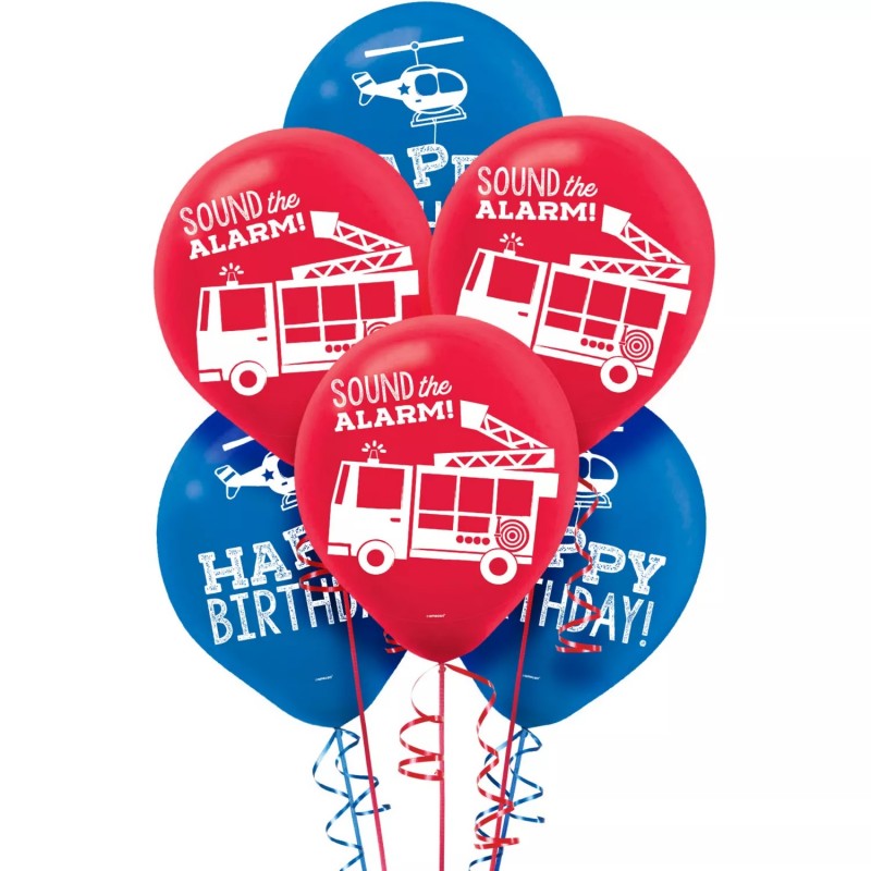 First Responders Balloons (Pack of 6)