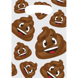 Poop Emoji Party Bags (Pack of 8)