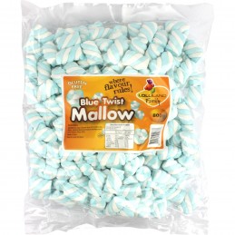 Blue & White Marshmallows Twists (800g)