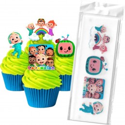 CoComelon Wafer Cupcake Toppers (Pack of 16)