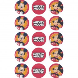Mickey Mouse Cupcake Icing Decorations (Pack of 15)