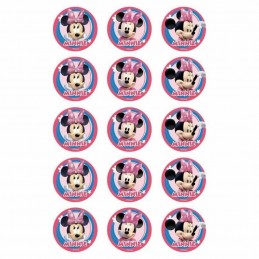 Minnie Mouse Cupcake Icing Decorations (Pack of 15)