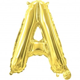 Gold Letter A Balloon 35cm