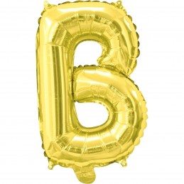 Gold Letter B Balloon 35cm