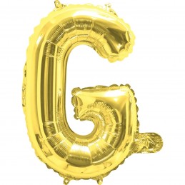 Gold Letter G Balloon 35cm