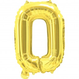 Gold Letter O Balloon 35cm
