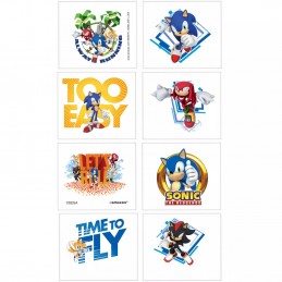 Sonic the Hedgehog Tattoos (Set of 8)
